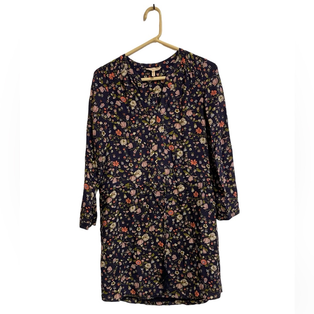 ☘️5 for $40☘️ Rebecca Taylor Floral Silk Dress Size 0